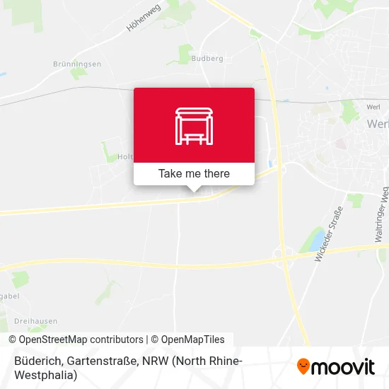 Büderich, Gartenstraße map