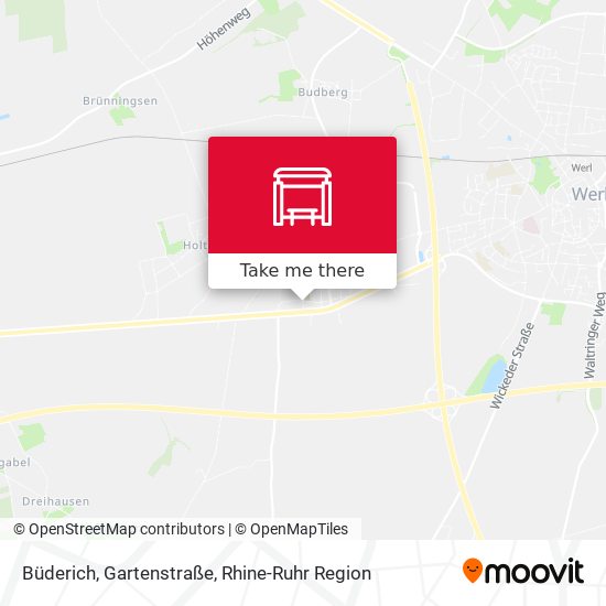 Büderich, Gartenstraße map