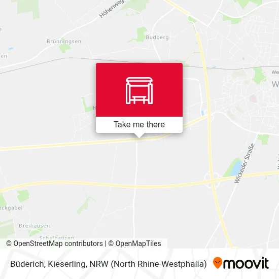 Büderich, Kieserling map
