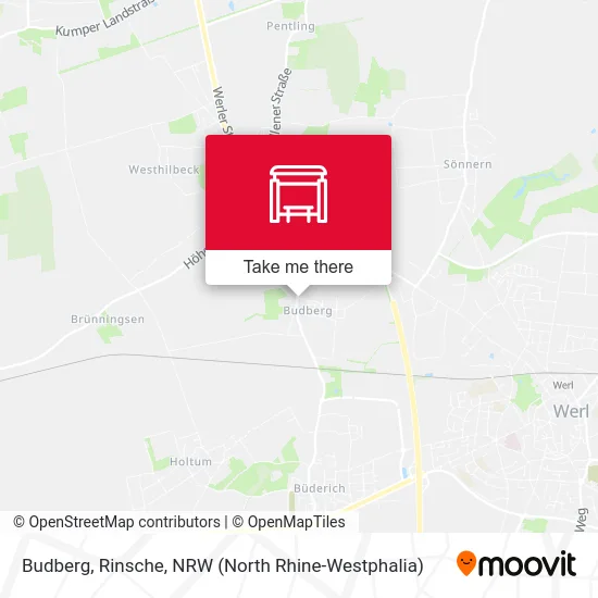 Budberg, Rinsche map