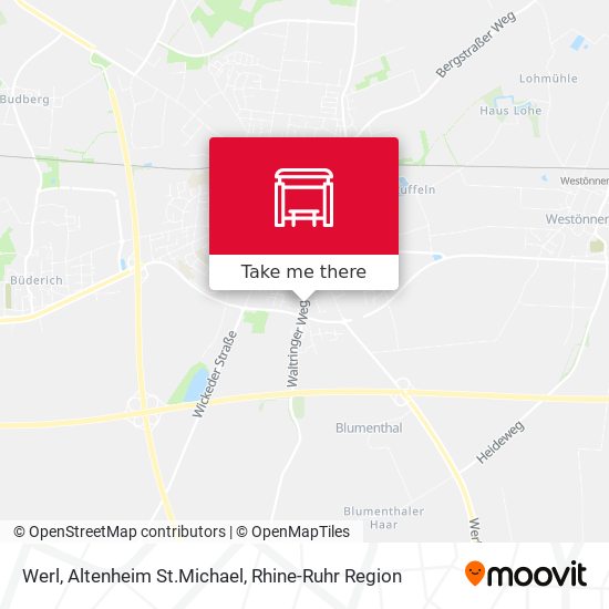 Werl, Altenheim St.Michael map
