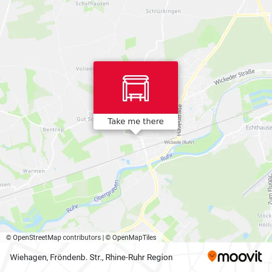 Карта Wiehagen, Fröndenb. Str.