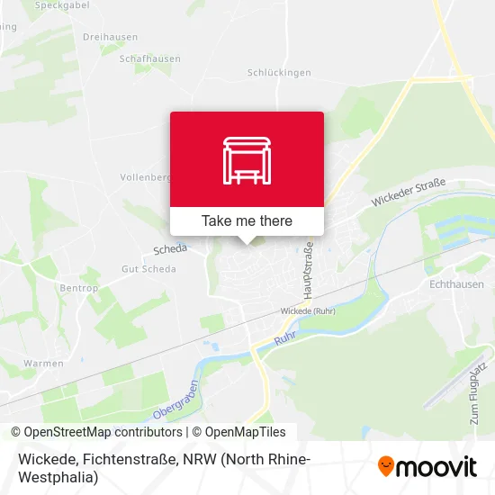 Wickede, Fichtenstraße map