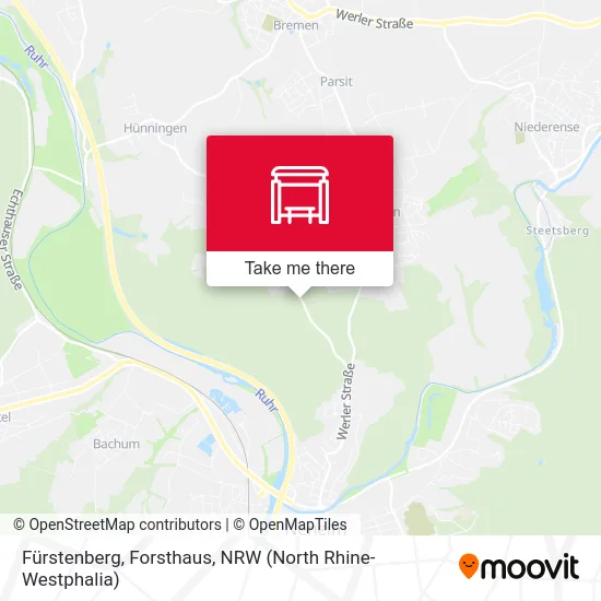 Fürstenberg, Forsthaus map