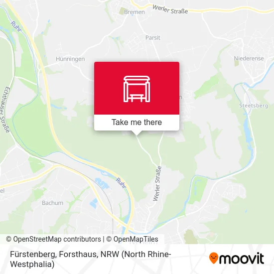 Fürstenberg, Forsthaus map