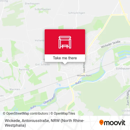 Wickede, Antoniusstraße map