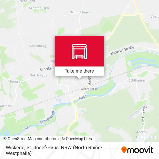 Wickede, St. Josef-Haus map