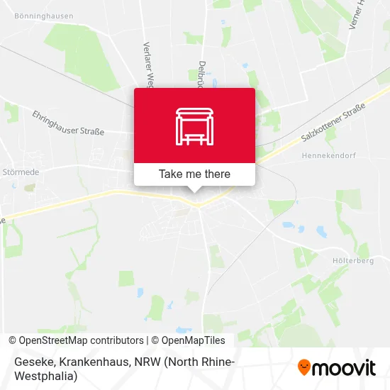 Geseke, Krankenhaus map