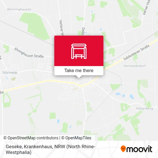 Geseke, Krankenhaus map