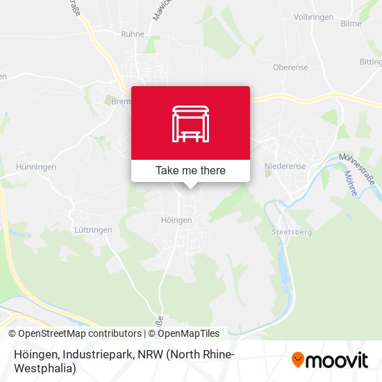 Höingen, Industriepark map