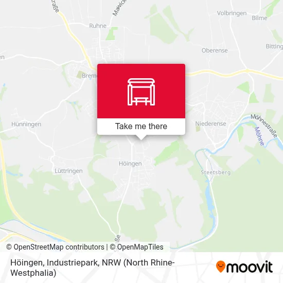 Höingen, Industriepark map