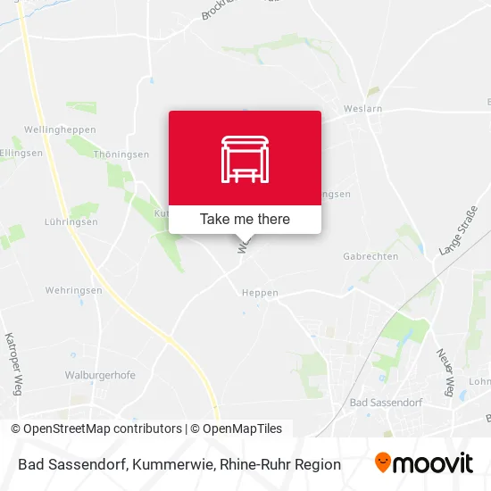 Карта Bad Sassendorf, Kummerwie