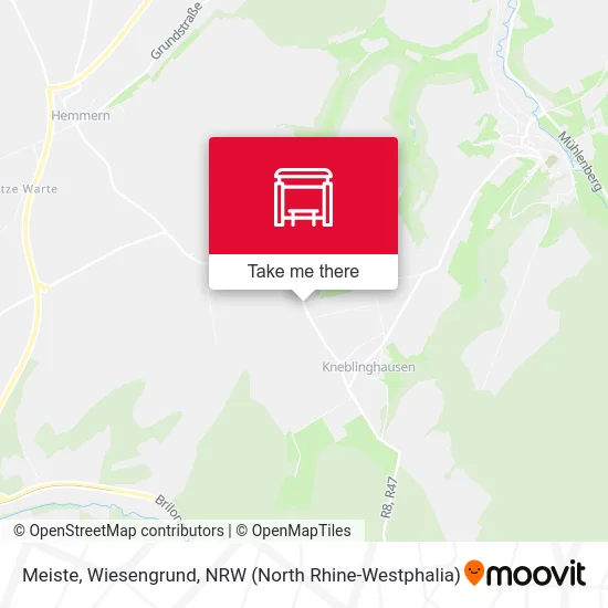 Meiste, Wiesengrund map