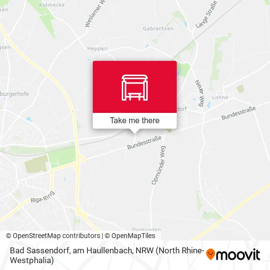 Карта Bad Sassendorf, am Haullenbach