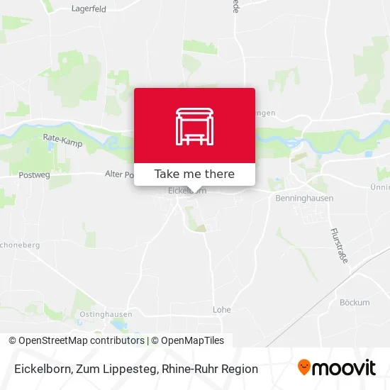 Карта Eickelborn, Zum Lippesteg