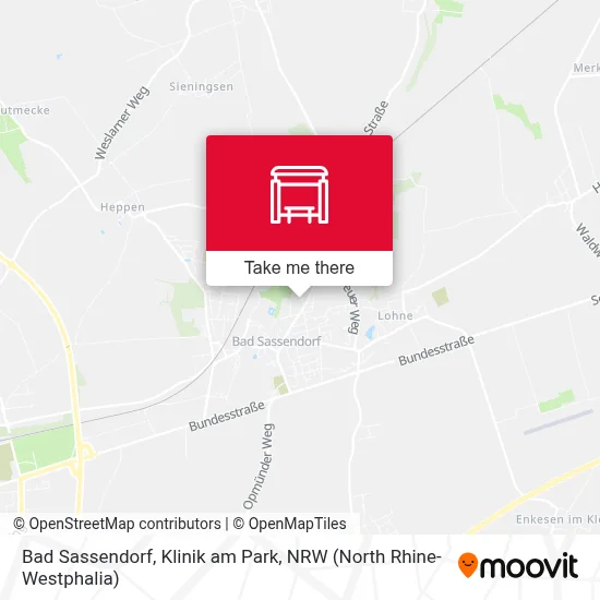 Bad Sassendorf, Klinik am Park map