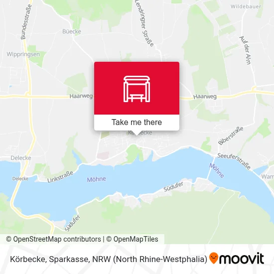 Körbecke, Sparkasse map