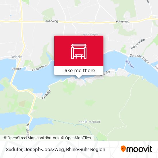 Südufer, Joseph-Joos-Weg map
