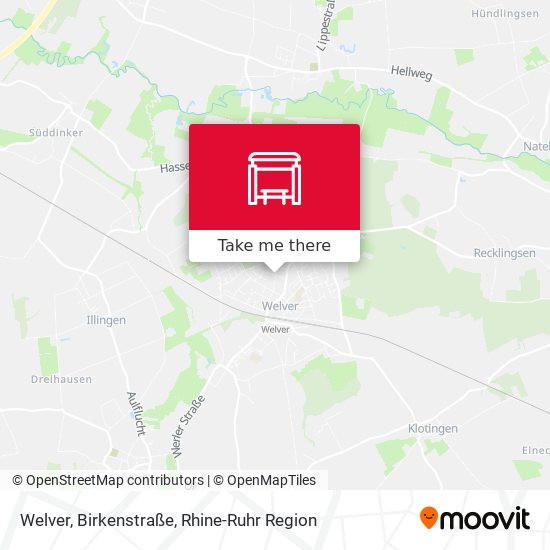 Welver, Birkenstraße map