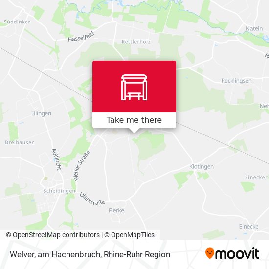 Welver, am Hachenbruch map