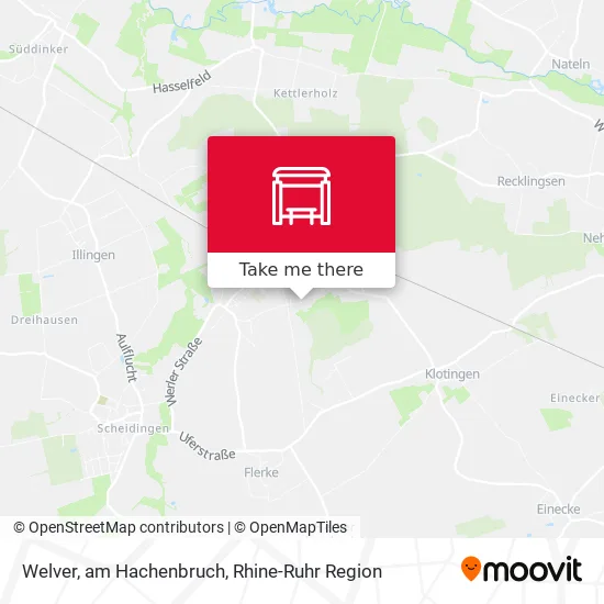 Карта Welver, am Hachenbruch