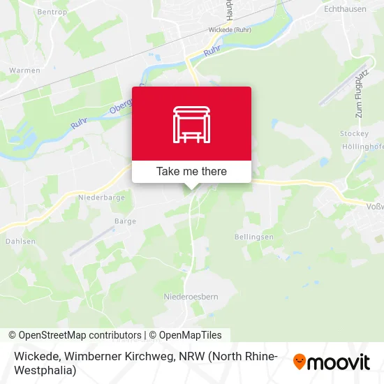 Wickede, Wimberner Kirchweg map