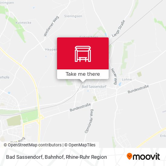 Bad Sassendorf, Bahnhof map