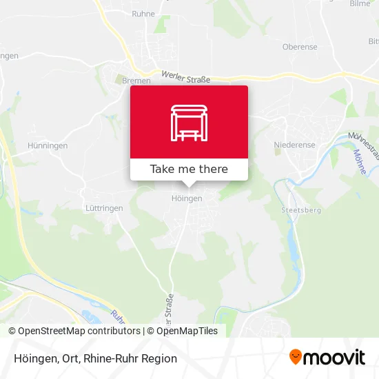 Карта Höingen, Ort