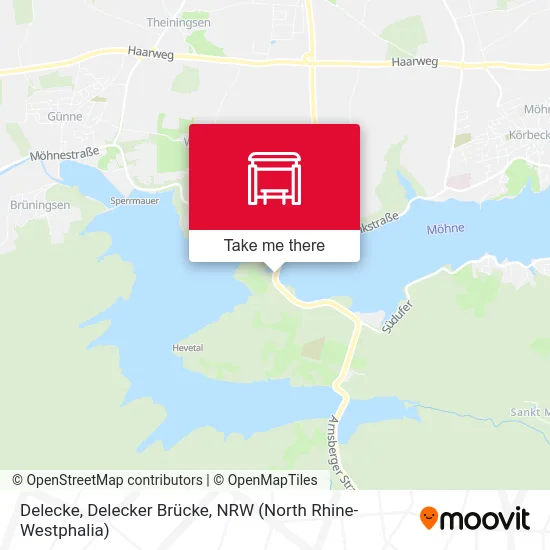 Delecke, Delecker Brücke map