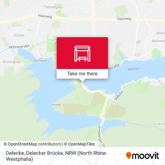 Delecke, Delecker Brücke map