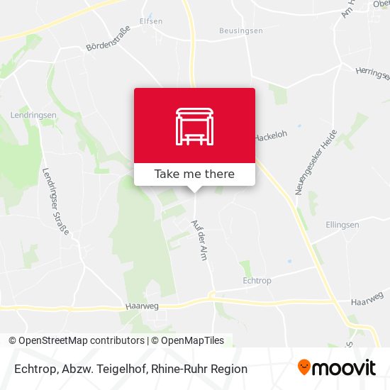 Echtrop, Abzw. Teigelhof map