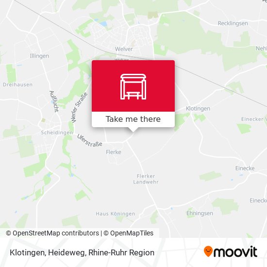 Карта Klotingen, Heideweg