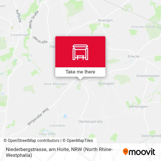 Niederbergstrasse, am Holte map