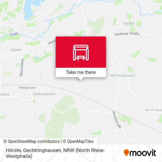 Hörste, Oechtringhausen map