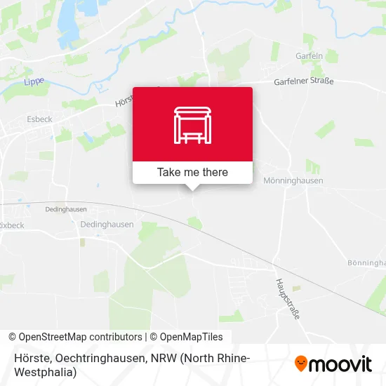 Hörste, Oechtringhausen map