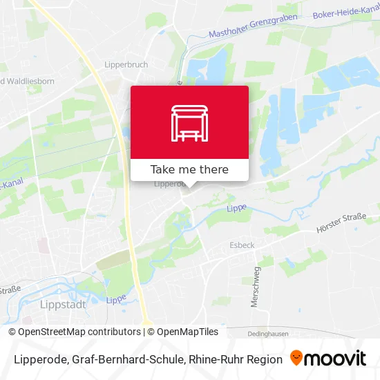 Карта Lipperode, Graf-Bernhard-Schule