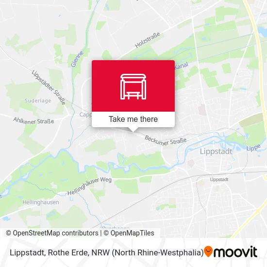 Lippstadt, Rothe Erde map