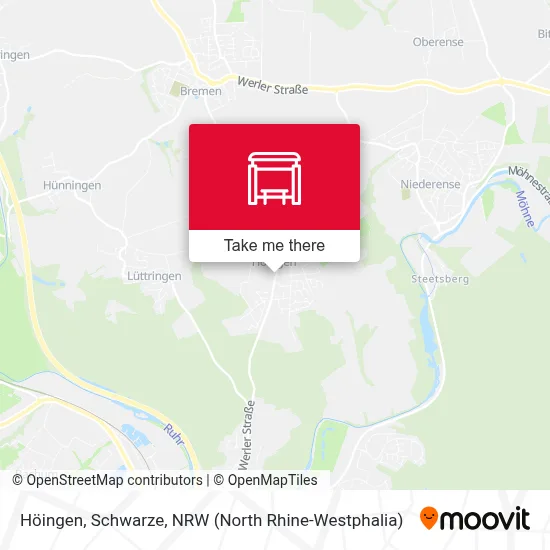 Höingen, Schwarze map