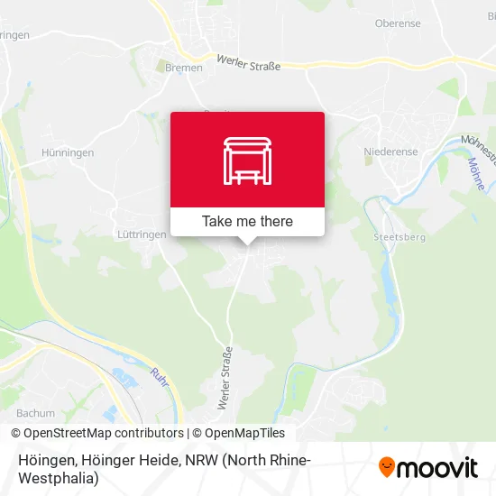 Карта Höingen, Höinger Heide