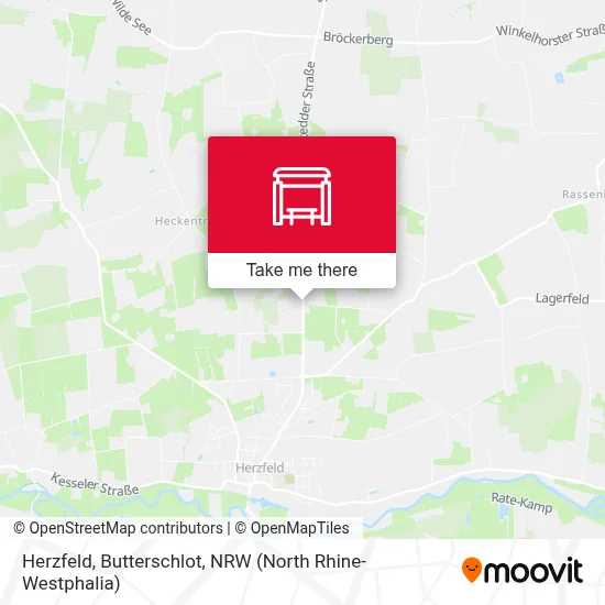 Herzfeld, Butterschlot map