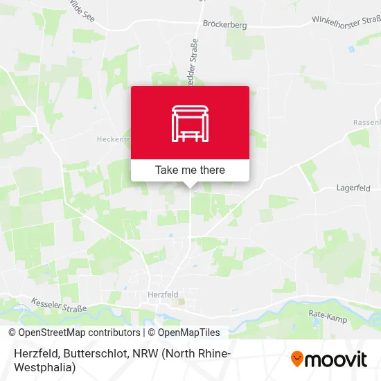 Herzfeld, Butterschlot map