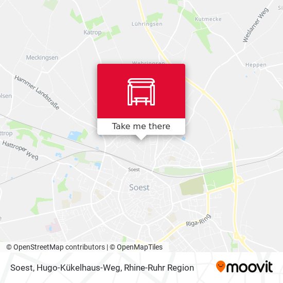 Soest, Hugo-Kükelhaus-Weg map