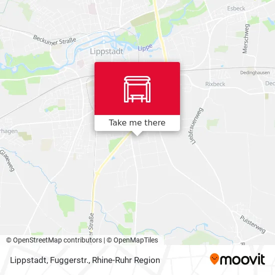 Карта Lippstadt, Fuggerstr.
