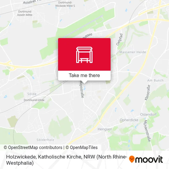 Holzwickede, Katholische Kirche map