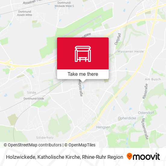 Holzwickede, Katholische Kirche map