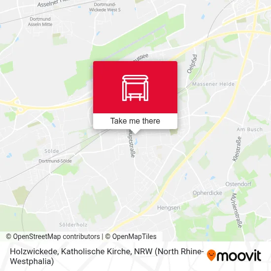 Holzwickede, Katholische Kirche map