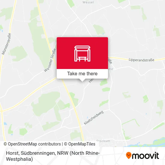 Horst, Südbrenningen map