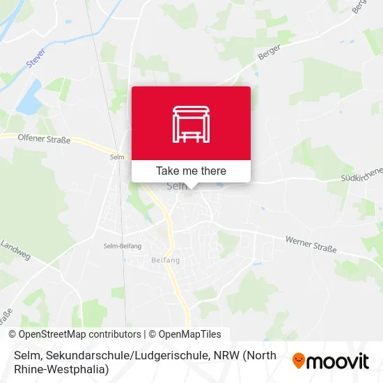 Selm, Sekundarschule / Ludgerischule map