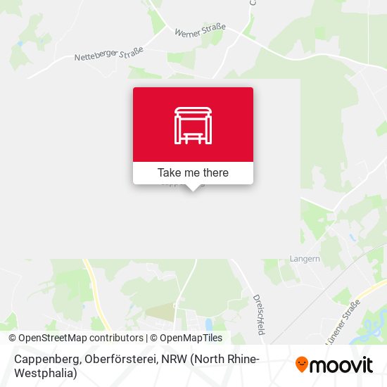 Cappenberg, Oberförsterei map