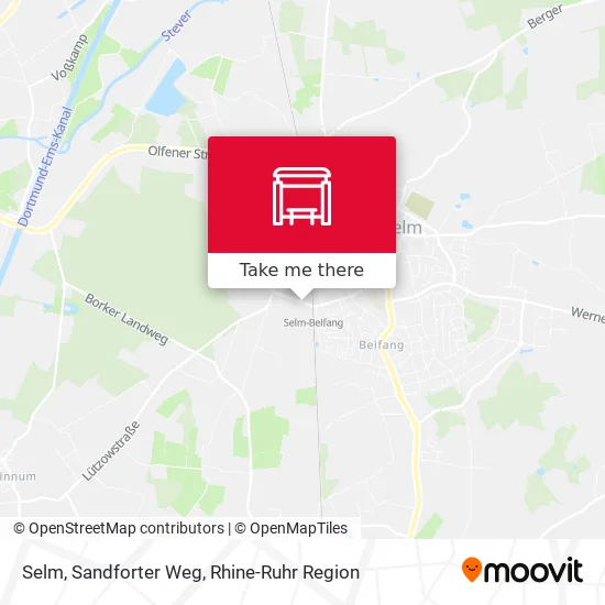 Карта Selm, Sandforter Weg